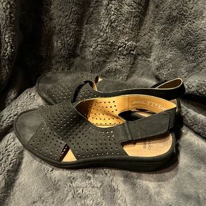 Clarks Wedge Sandals